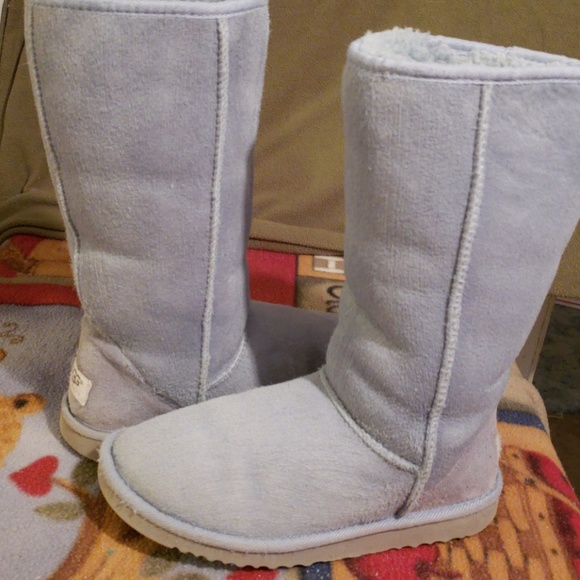 Authentic UGG Blue Tall Boots sz 6 - Picture 7 of 8